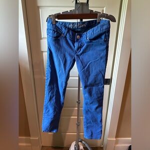 3/$30 Express crop Jean legging - Zelda ultra low rise slim fit. Size 4